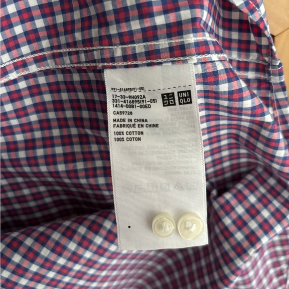 Plaid Shirt ~ XS - Picture 4 of 4